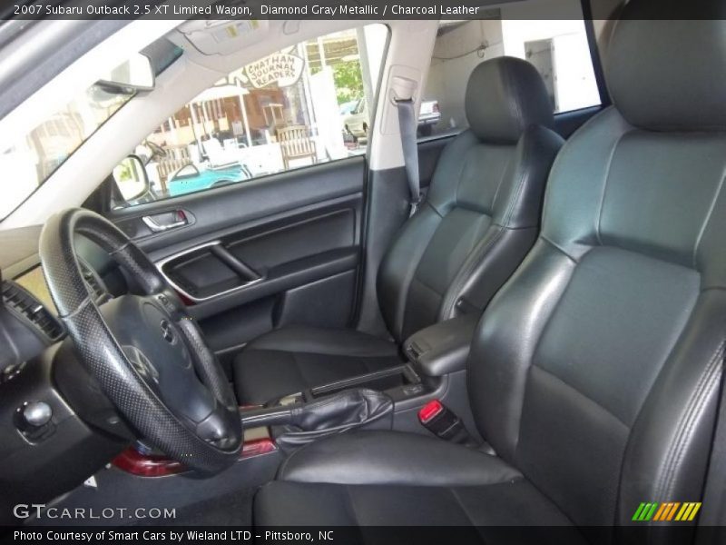  2007 Outback 2.5 XT Limited Wagon Charcoal Leather Interior