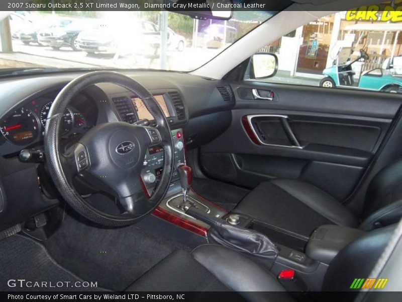 Diamond Gray Metallic / Charcoal Leather 2007 Subaru Outback 2.5 XT Limited Wagon