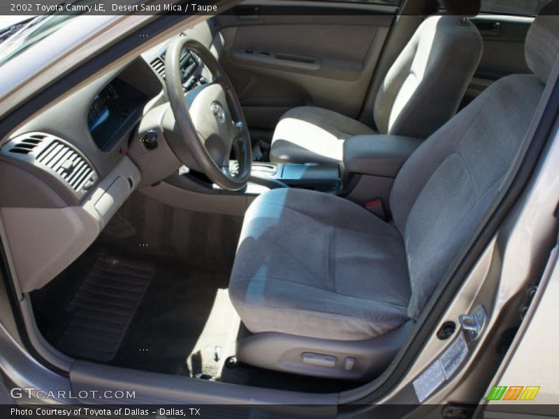 Desert Sand Mica / Taupe 2002 Toyota Camry LE