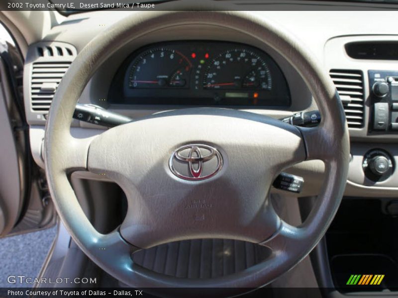Desert Sand Mica / Taupe 2002 Toyota Camry LE