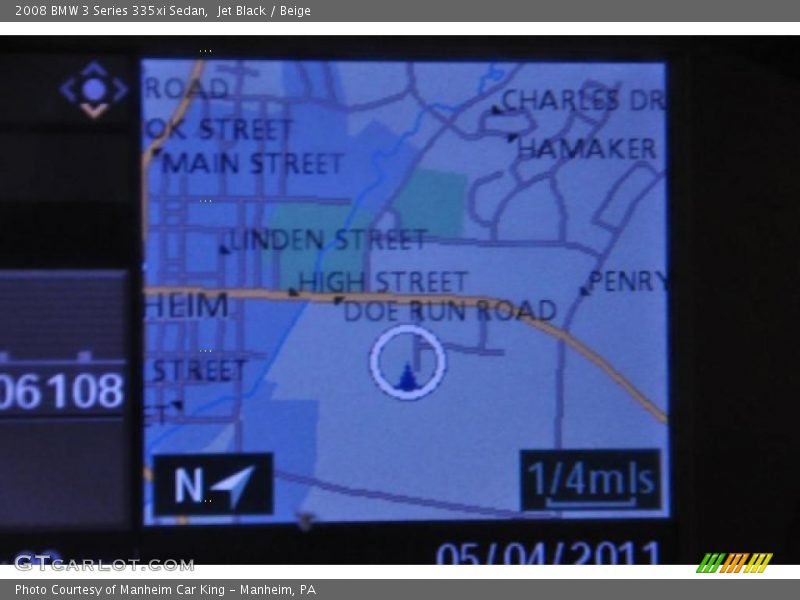 Jet Black / Beige 2008 BMW 3 Series 335xi Sedan