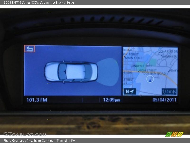 Jet Black / Beige 2008 BMW 3 Series 335xi Sedan