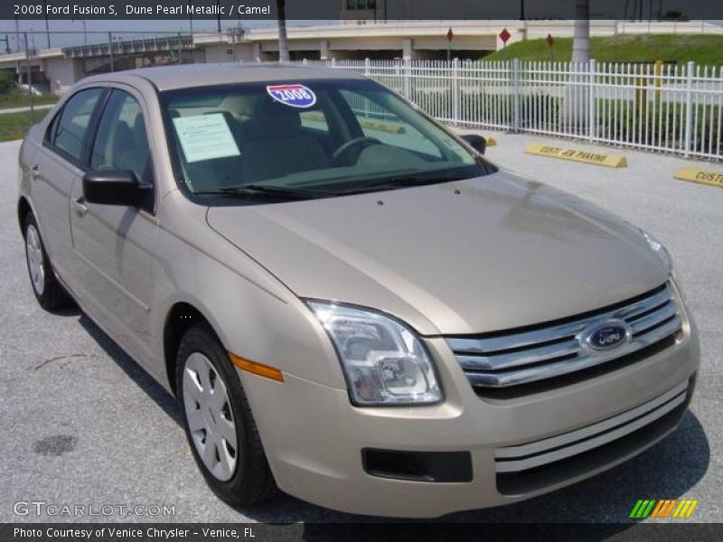 Dune Pearl Metallic / Camel 2008 Ford Fusion S