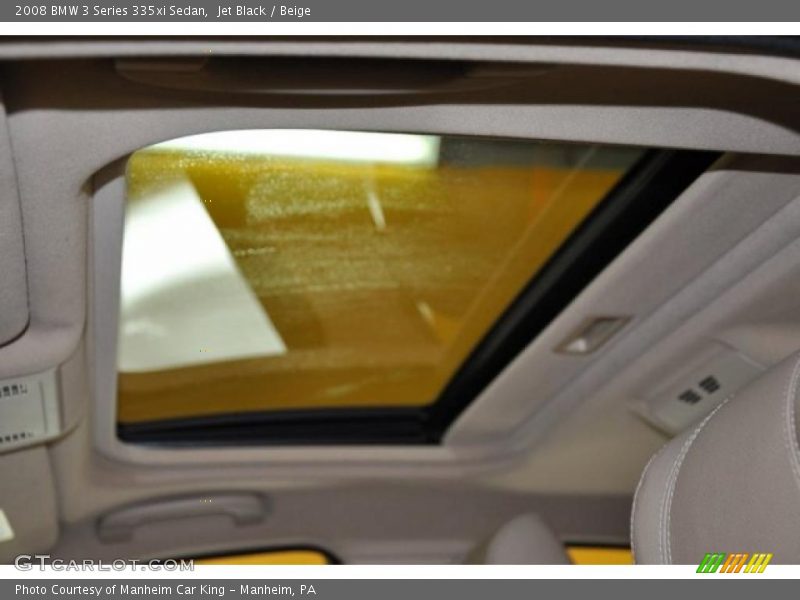 Jet Black / Beige 2008 BMW 3 Series 335xi Sedan