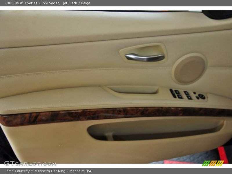 Jet Black / Beige 2008 BMW 3 Series 335xi Sedan