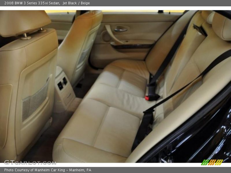 Jet Black / Beige 2008 BMW 3 Series 335xi Sedan
