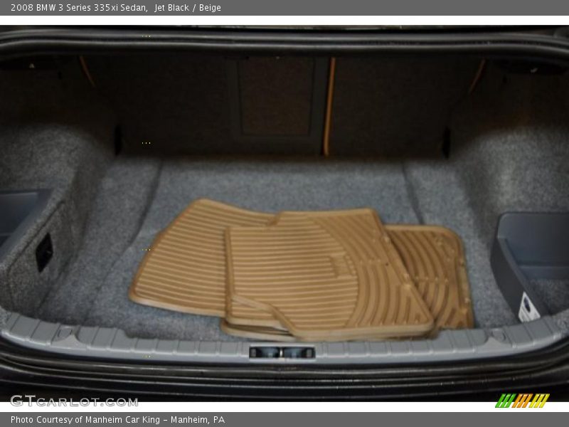 Jet Black / Beige 2008 BMW 3 Series 335xi Sedan