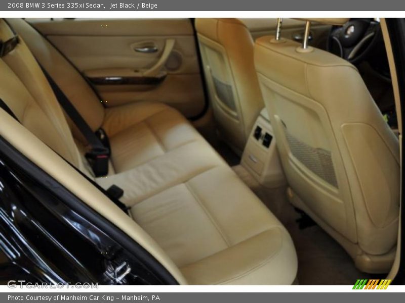 Jet Black / Beige 2008 BMW 3 Series 335xi Sedan
