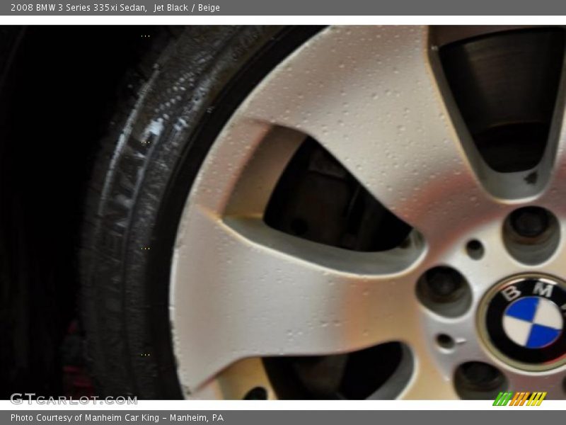 Jet Black / Beige 2008 BMW 3 Series 335xi Sedan