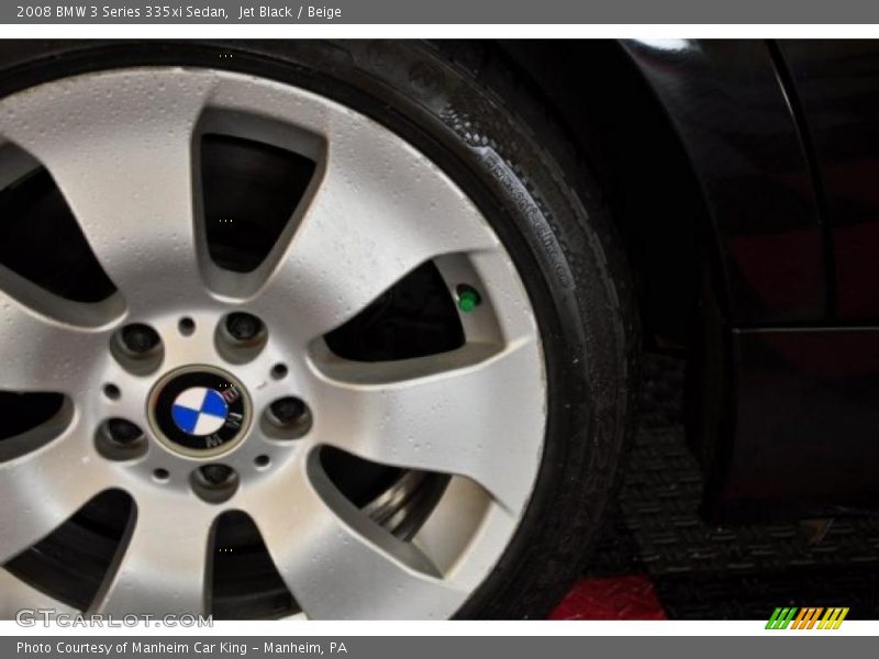 Jet Black / Beige 2008 BMW 3 Series 335xi Sedan