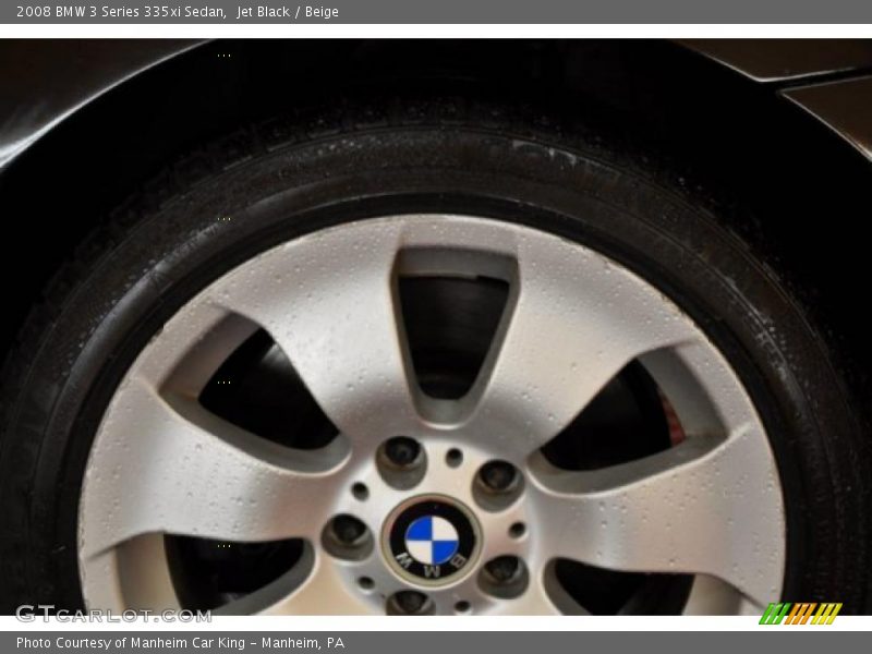 Jet Black / Beige 2008 BMW 3 Series 335xi Sedan