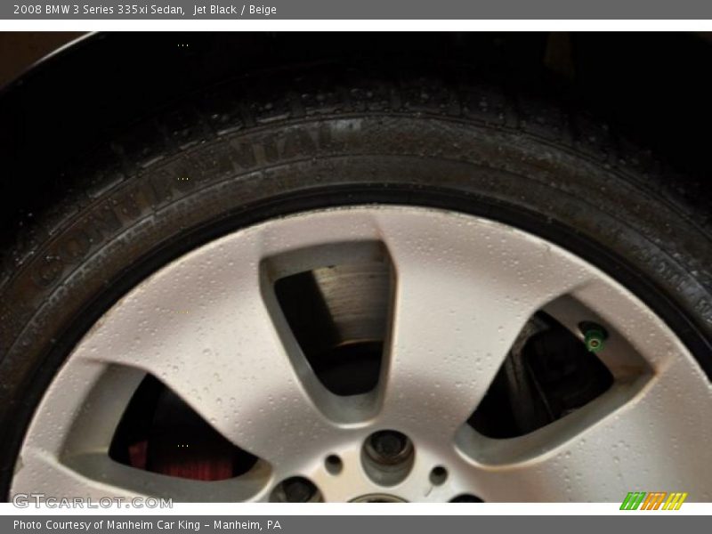 Jet Black / Beige 2008 BMW 3 Series 335xi Sedan