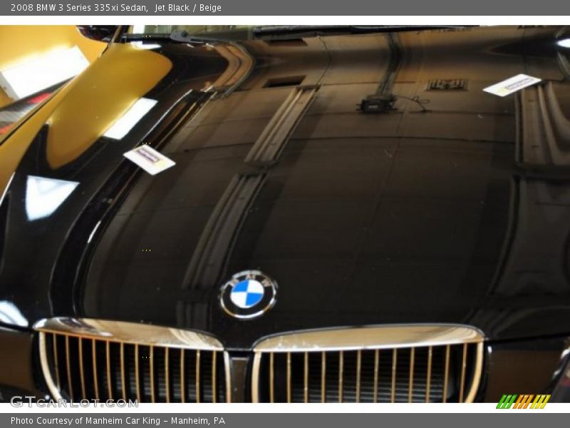 Jet Black / Beige 2008 BMW 3 Series 335xi Sedan
