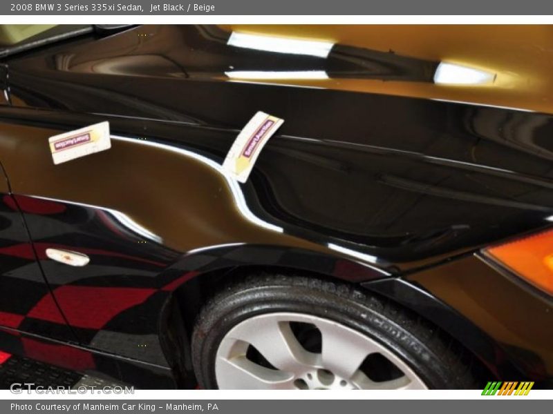 Jet Black / Beige 2008 BMW 3 Series 335xi Sedan