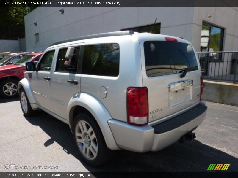Bright Silver Metallic / Dark Slate Gray 2007 Dodge Nitro R/T 4x4