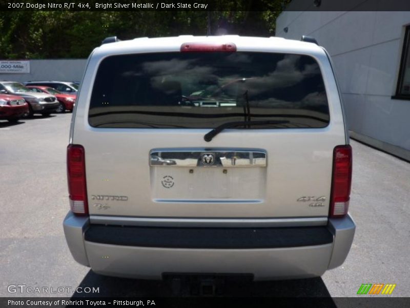 Bright Silver Metallic / Dark Slate Gray 2007 Dodge Nitro R/T 4x4