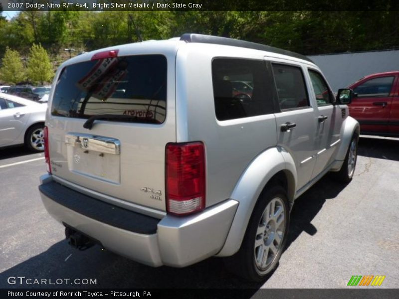Bright Silver Metallic / Dark Slate Gray 2007 Dodge Nitro R/T 4x4