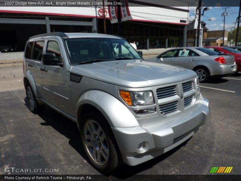 Bright Silver Metallic / Dark Slate Gray 2007 Dodge Nitro R/T 4x4
