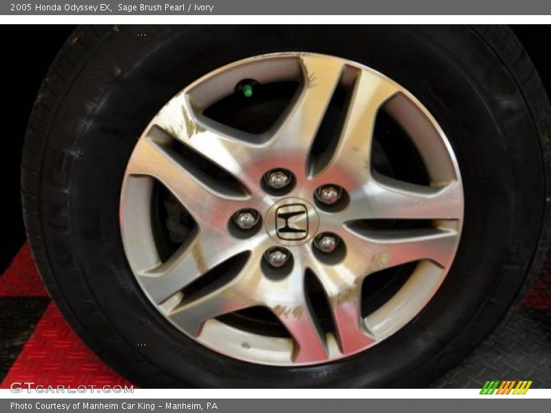 Sage Brush Pearl / Ivory 2005 Honda Odyssey EX