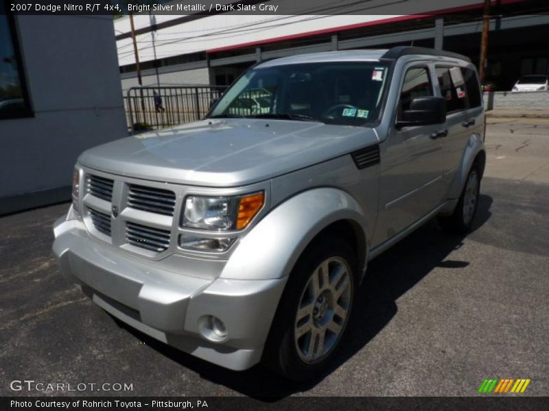 Bright Silver Metallic / Dark Slate Gray 2007 Dodge Nitro R/T 4x4