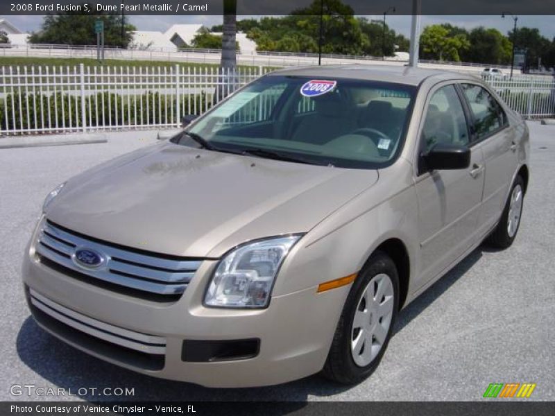 Dune Pearl Metallic / Camel 2008 Ford Fusion S