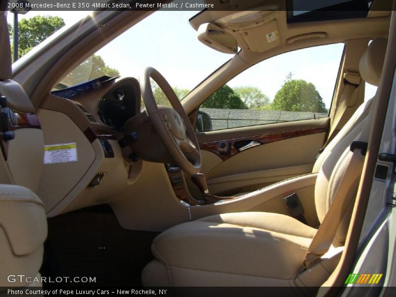 Pewter Metallic / Cashmere 2008 Mercedes-Benz E 350 4Matic Sedan