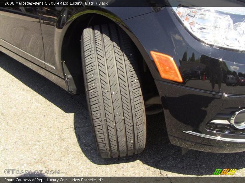 Black / Black 2008 Mercedes-Benz C 300 4Matic Luxury
