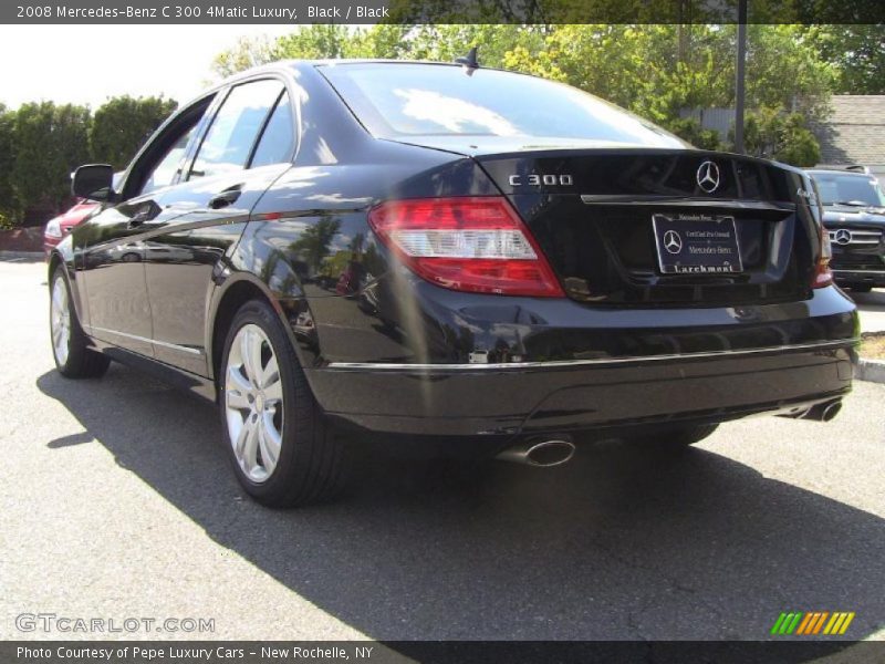 Black / Black 2008 Mercedes-Benz C 300 4Matic Luxury