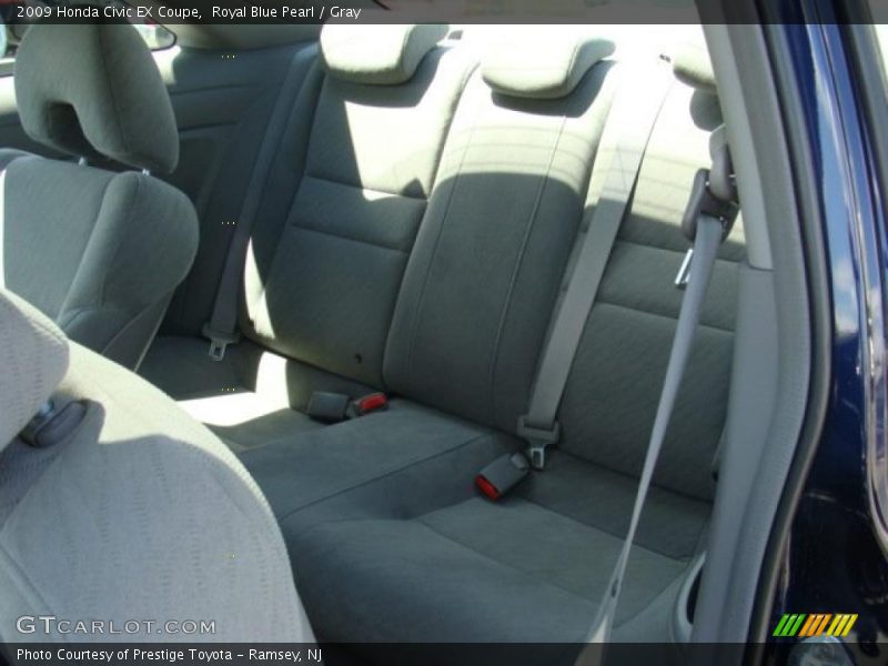 Royal Blue Pearl / Gray 2009 Honda Civic EX Coupe