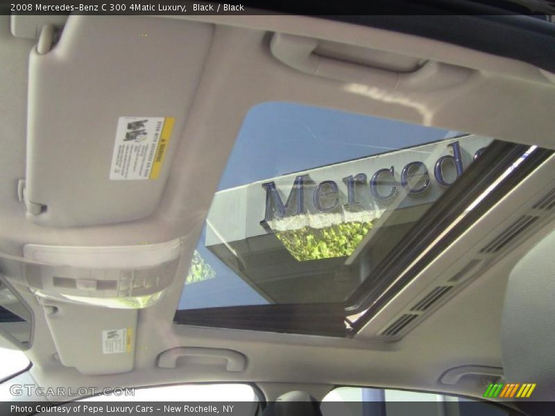 Black / Black 2008 Mercedes-Benz C 300 4Matic Luxury