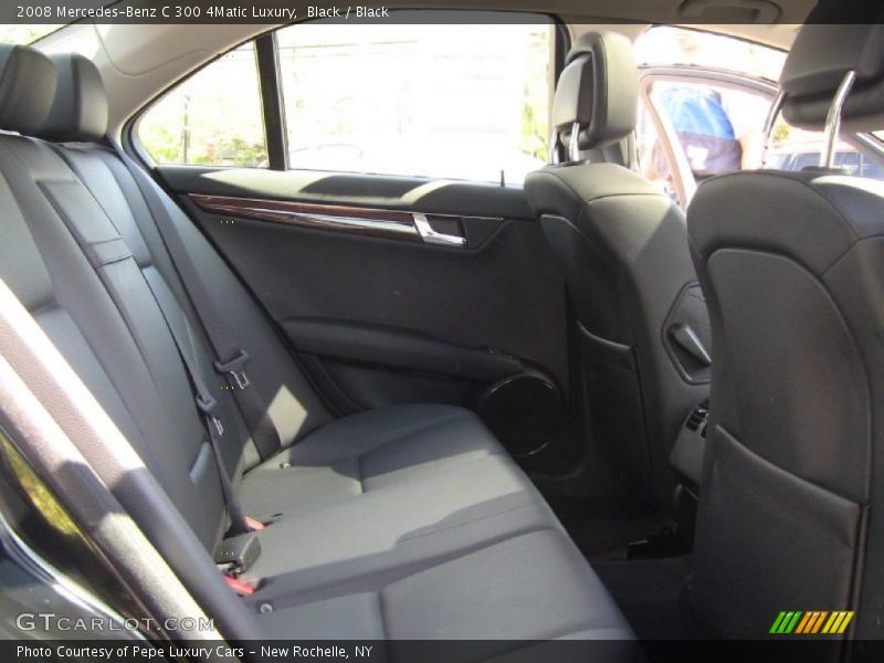 Black / Black 2008 Mercedes-Benz C 300 4Matic Luxury