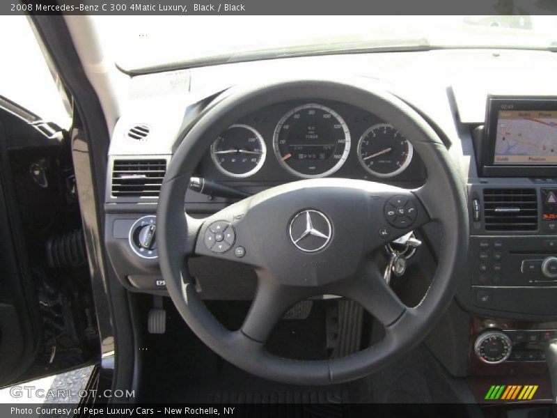 Black / Black 2008 Mercedes-Benz C 300 4Matic Luxury