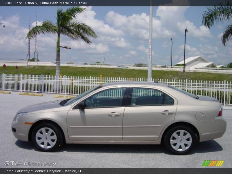 Dune Pearl Metallic / Camel 2008 Ford Fusion S