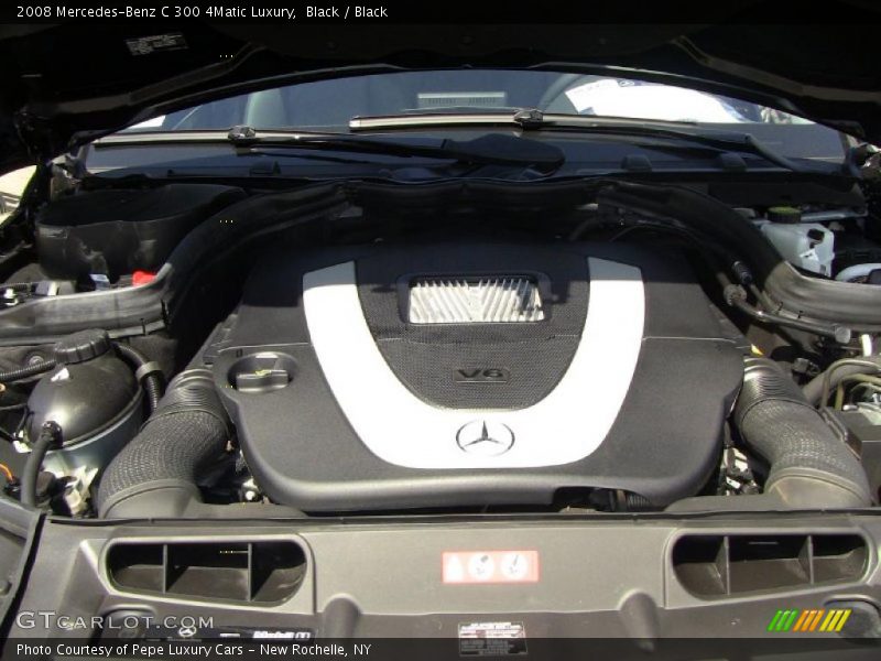 Black / Black 2008 Mercedes-Benz C 300 4Matic Luxury