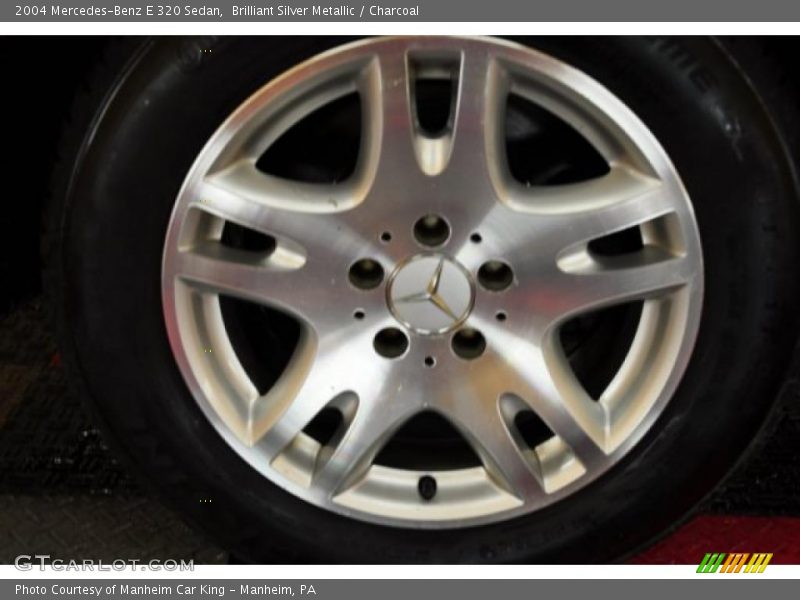 Brilliant Silver Metallic / Charcoal 2004 Mercedes-Benz E 320 Sedan