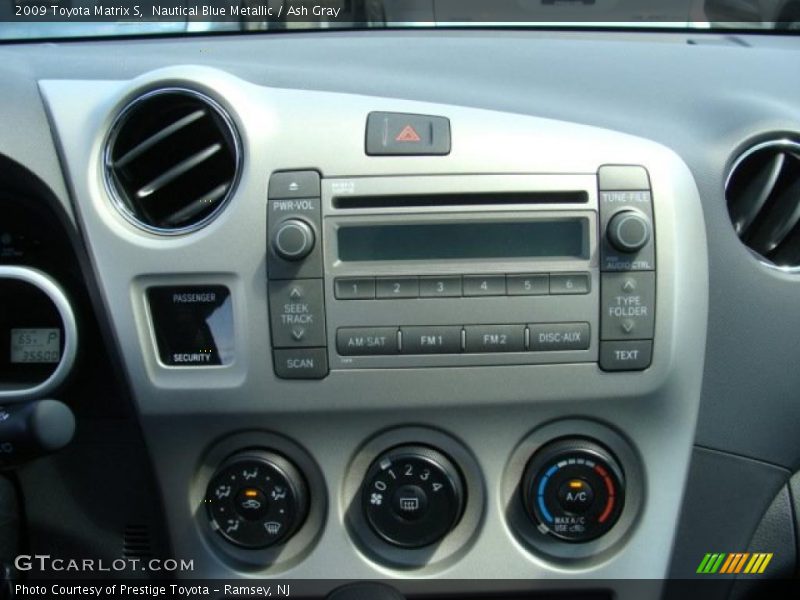 Nautical Blue Metallic / Ash Gray 2009 Toyota Matrix S