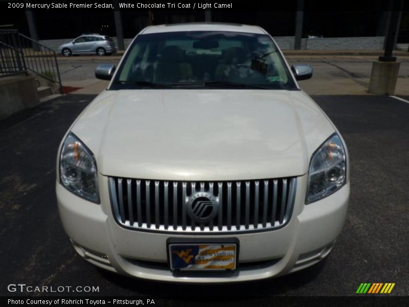 White Chocolate Tri Coat / Light Camel 2009 Mercury Sable Premier Sedan