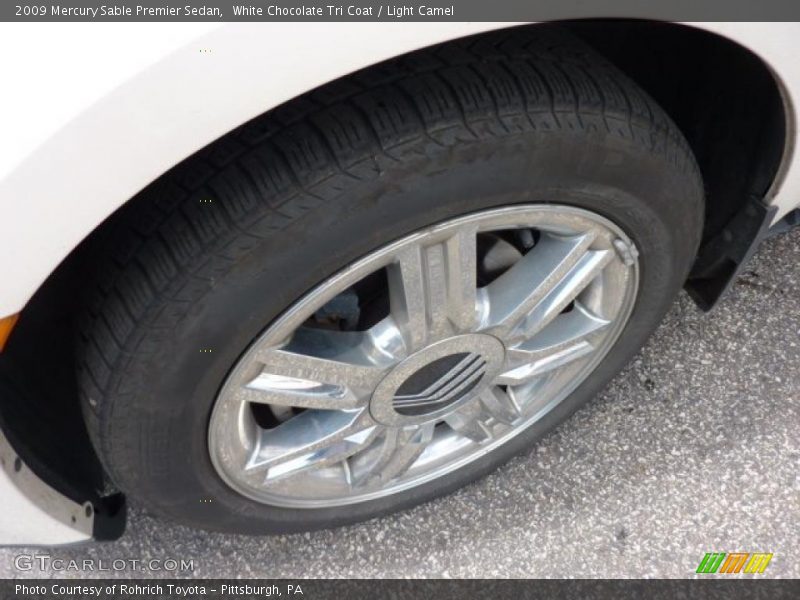 White Chocolate Tri Coat / Light Camel 2009 Mercury Sable Premier Sedan