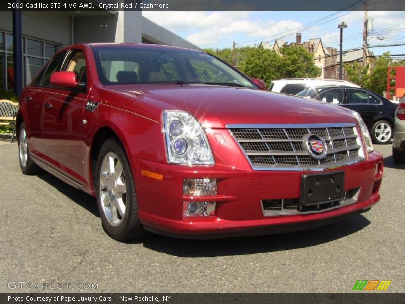 Crystal Red / Cashmere 2009 Cadillac STS 4 V6 AWD