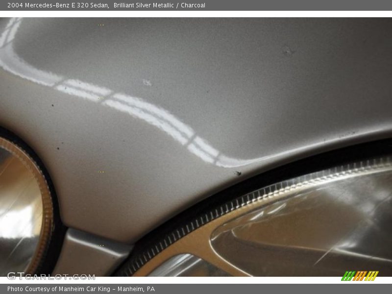 Brilliant Silver Metallic / Charcoal 2004 Mercedes-Benz E 320 Sedan
