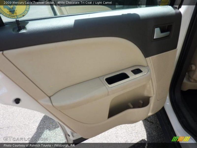 White Chocolate Tri Coat / Light Camel 2009 Mercury Sable Premier Sedan