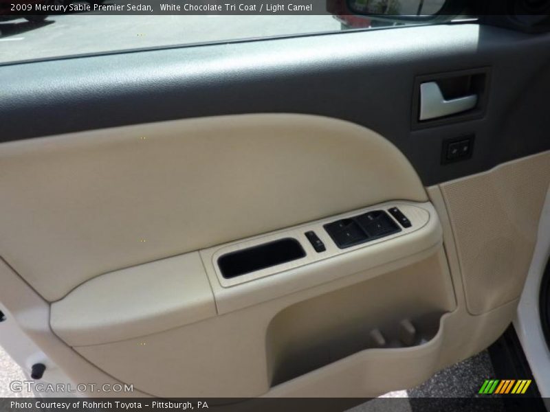 White Chocolate Tri Coat / Light Camel 2009 Mercury Sable Premier Sedan