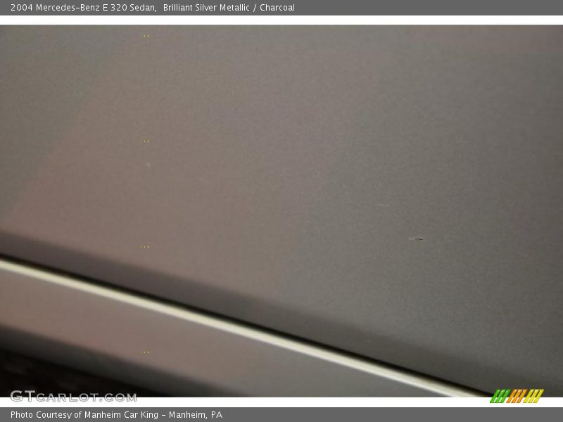 Brilliant Silver Metallic / Charcoal 2004 Mercedes-Benz E 320 Sedan