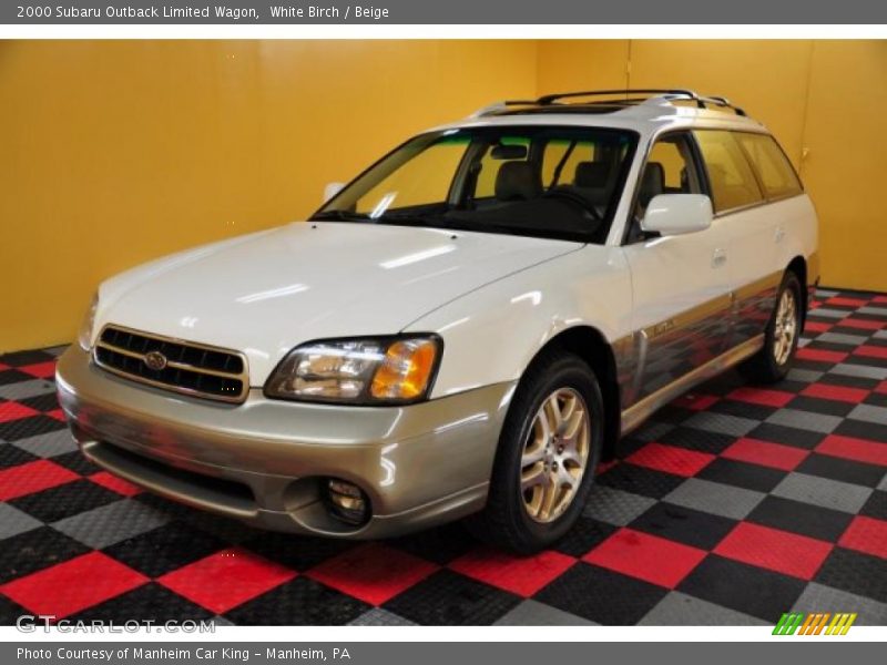 White Birch / Beige 2000 Subaru Outback Limited Wagon