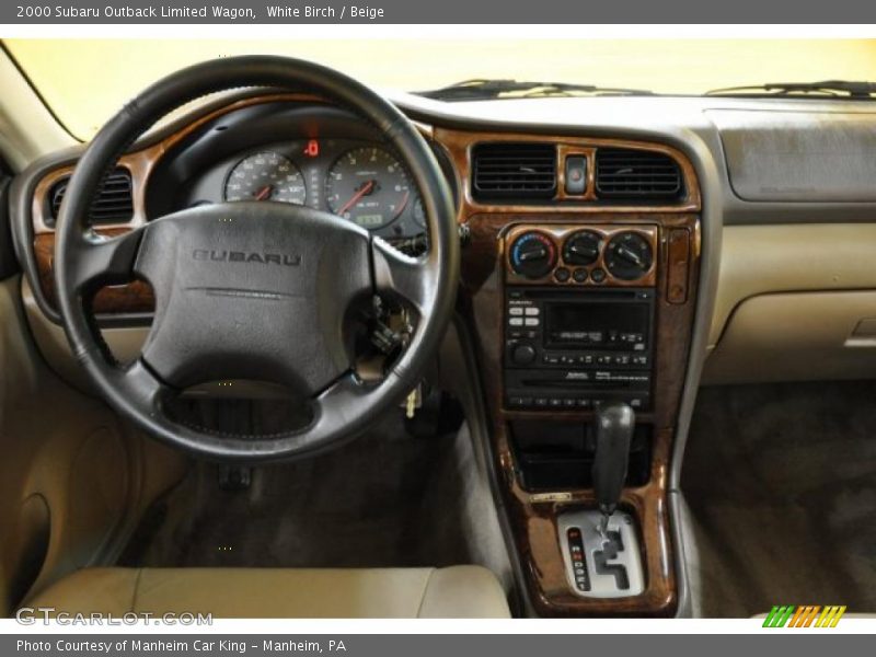 White Birch / Beige 2000 Subaru Outback Limited Wagon