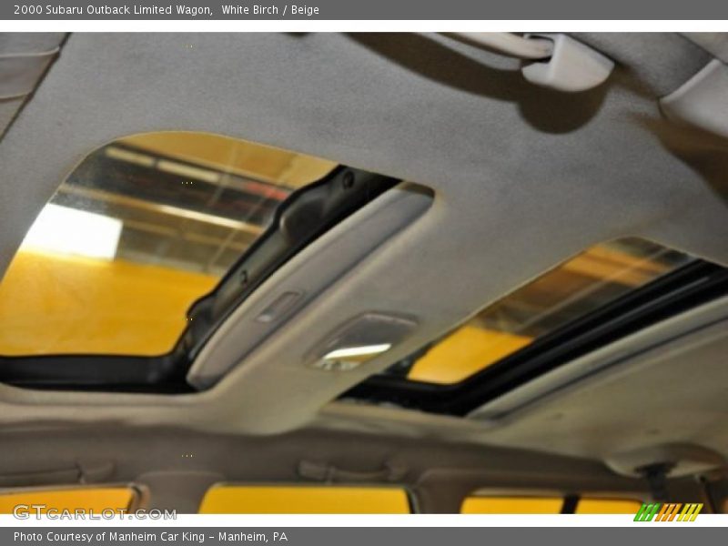 White Birch / Beige 2000 Subaru Outback Limited Wagon