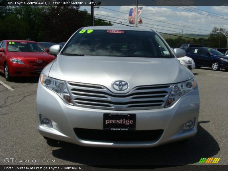 Classic Silver Metallic / Gray 2009 Toyota Venza AWD