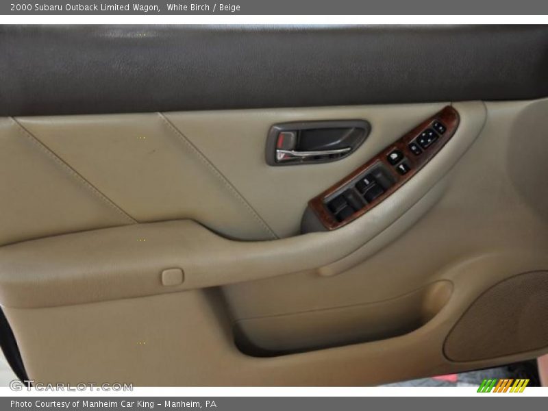 White Birch / Beige 2000 Subaru Outback Limited Wagon