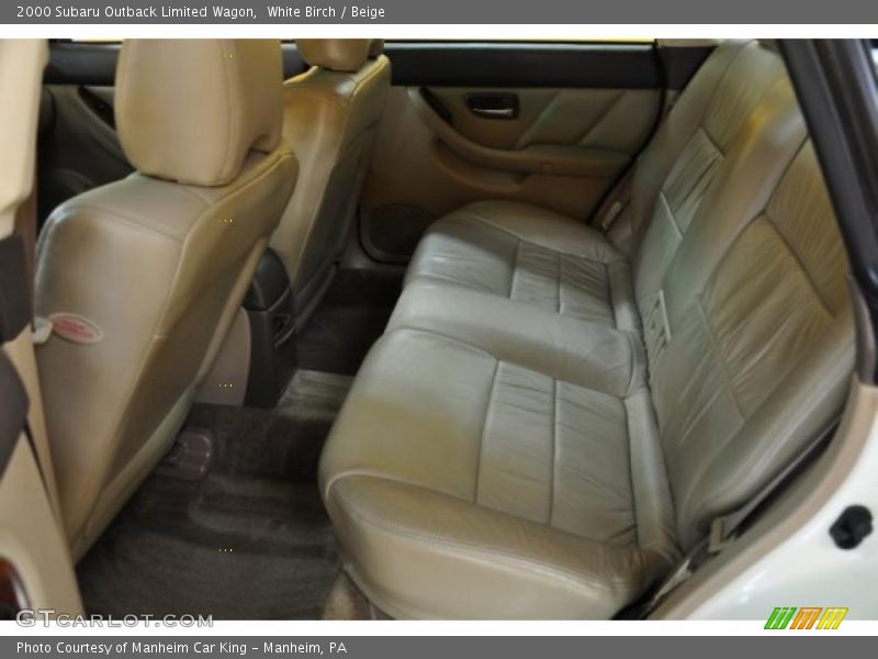 White Birch / Beige 2000 Subaru Outback Limited Wagon