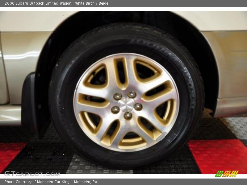 White Birch / Beige 2000 Subaru Outback Limited Wagon